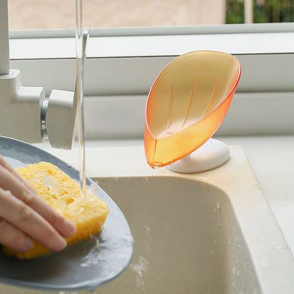 Creative Suction Cup Double-Layer Soap Holder