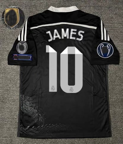 14-15 La Liga Real Madrid Retro Black Away Jersey