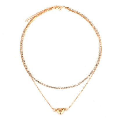 women's double layer necklace