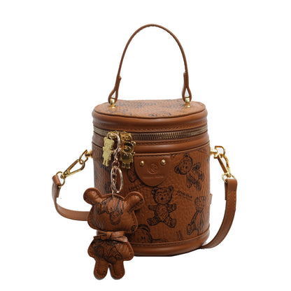 High-end fashion portable bucket bag