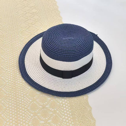 New French Top Hat Wide Brim Beach Sun Hat