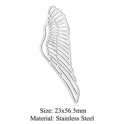 5 pcs/pack Angel Cupid titanium steel pendant