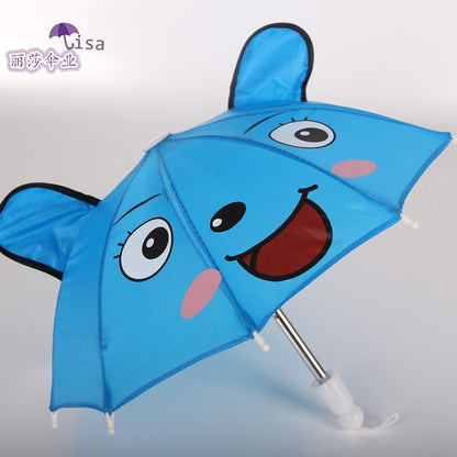 Long Handle Animal Ears Mini Toy Umbrella