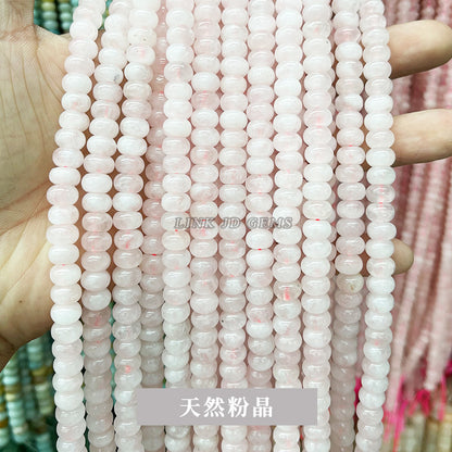 8 * 4Mm natural stone chalcedony abacus beads loose beads