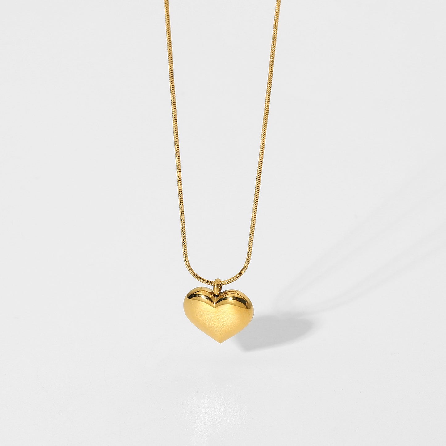 Love Heart Necklace 18K Gold