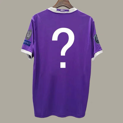 16-17 Real Purple Away Ronaldo Benzema Ramos Retro Jersey