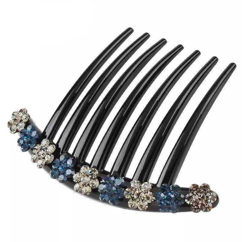 Rhinestone Flower Hair Comb Insert Comb Hair Accessories