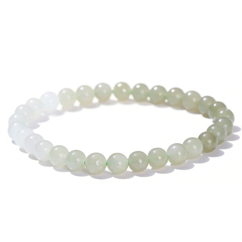 Pulsera de jade hetiano con cambio gradual natural 