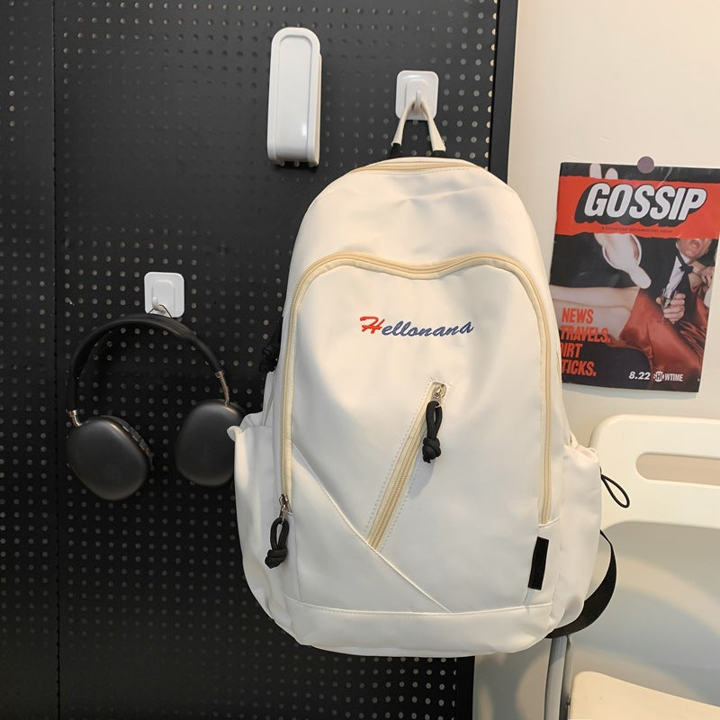 Simple backpack for high school students