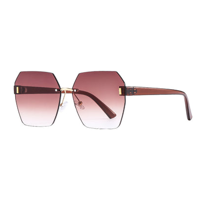 Frameless Sunglasses Women Korean Retro UV Protection