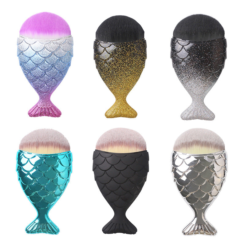 Mermaid Tail Foundation Brush