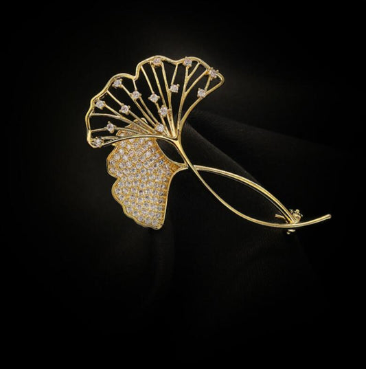 Ginkgo Biloba Brooch Accessories