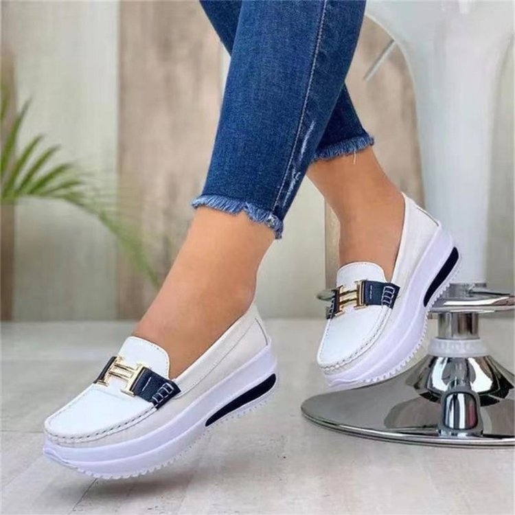 40-43PU shallow mouth women's shoes