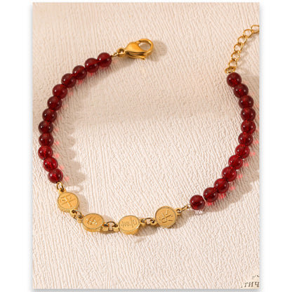 Garnet bracelet