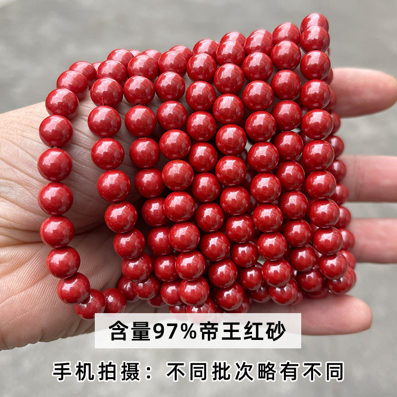 Cinnabar bracelet high purity