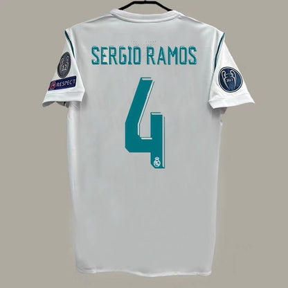 17-18 Champions League Home Away 7 Ronaldo Ramos 10 Modric Jersey