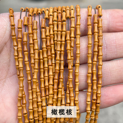 6 * 3Mm Olive Pit Bamboo Beads Loose Beads