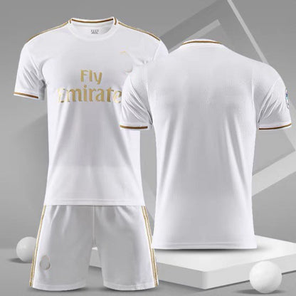 Conjunto de manga corta 10 Modri? 9 Benzema 7 Ronaldo 19-20 Real Madrid Local/Visitante 