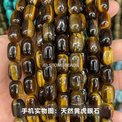 10 * 14Mm natural crystal agate drum beads loose beads