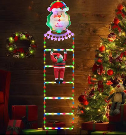 Santa Claus Ladder Light