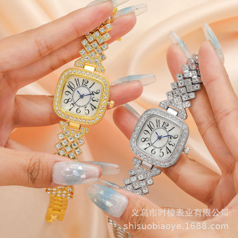 Square Rhinestone Women's Watch