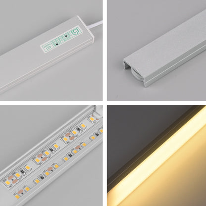 Slotless ultra-thin cabinet light surface mounted line light strip