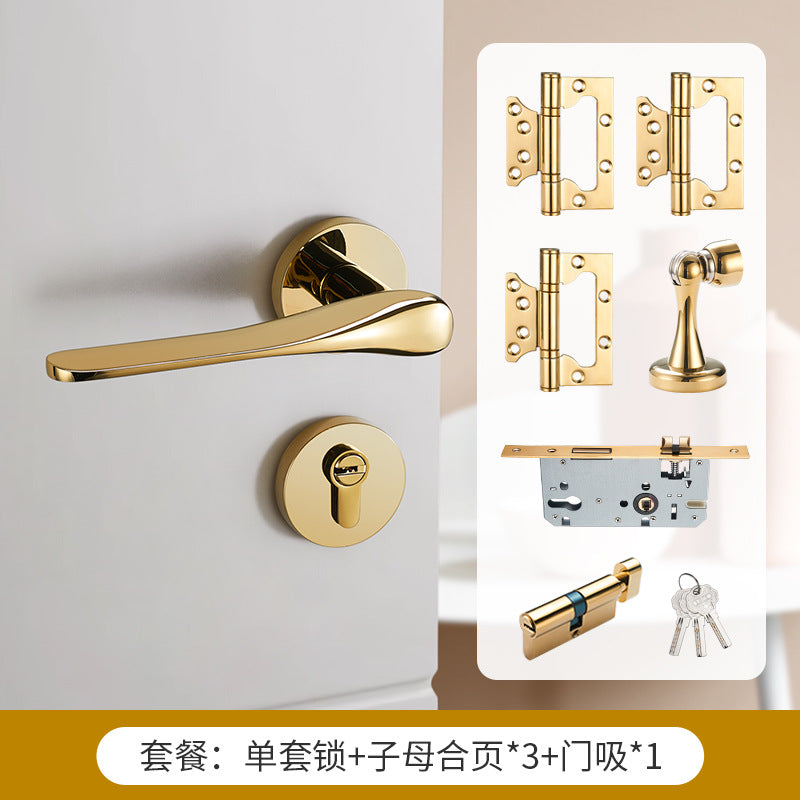 fashion Brass silent door lock