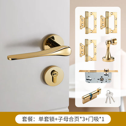 fashion Brass silent door lock