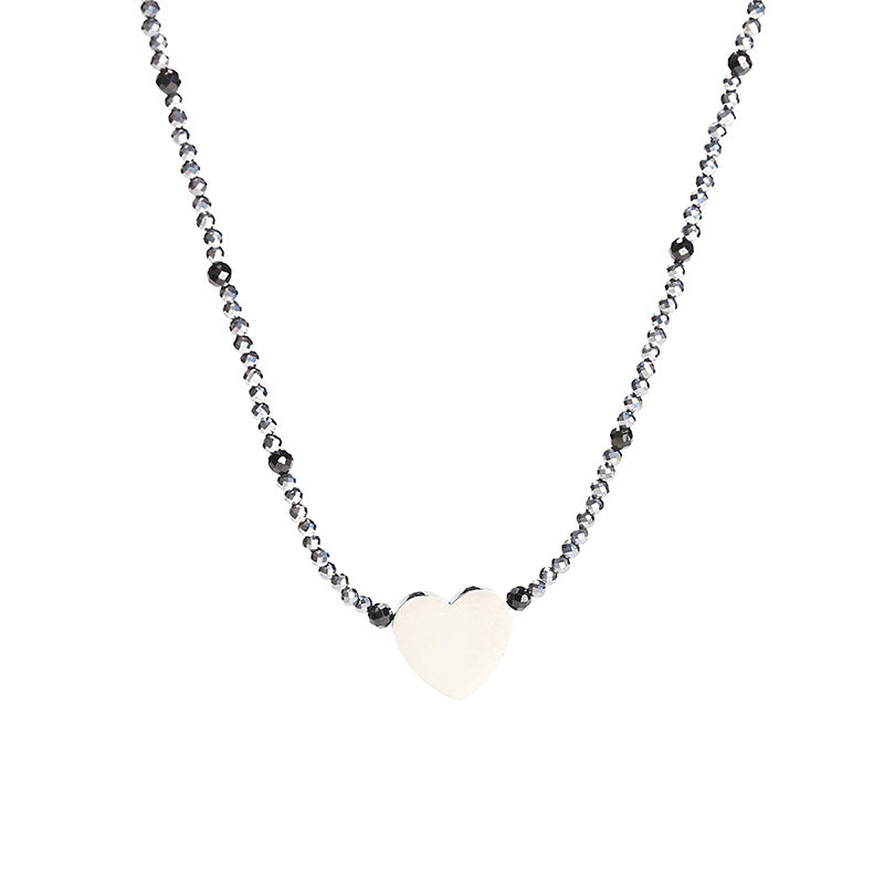 Faceted Natural Terahertz Necklace