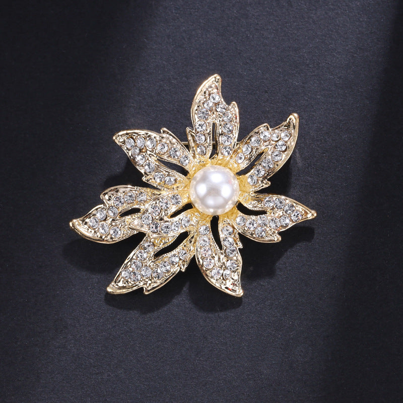 High-end brooch brooch imitation pearl