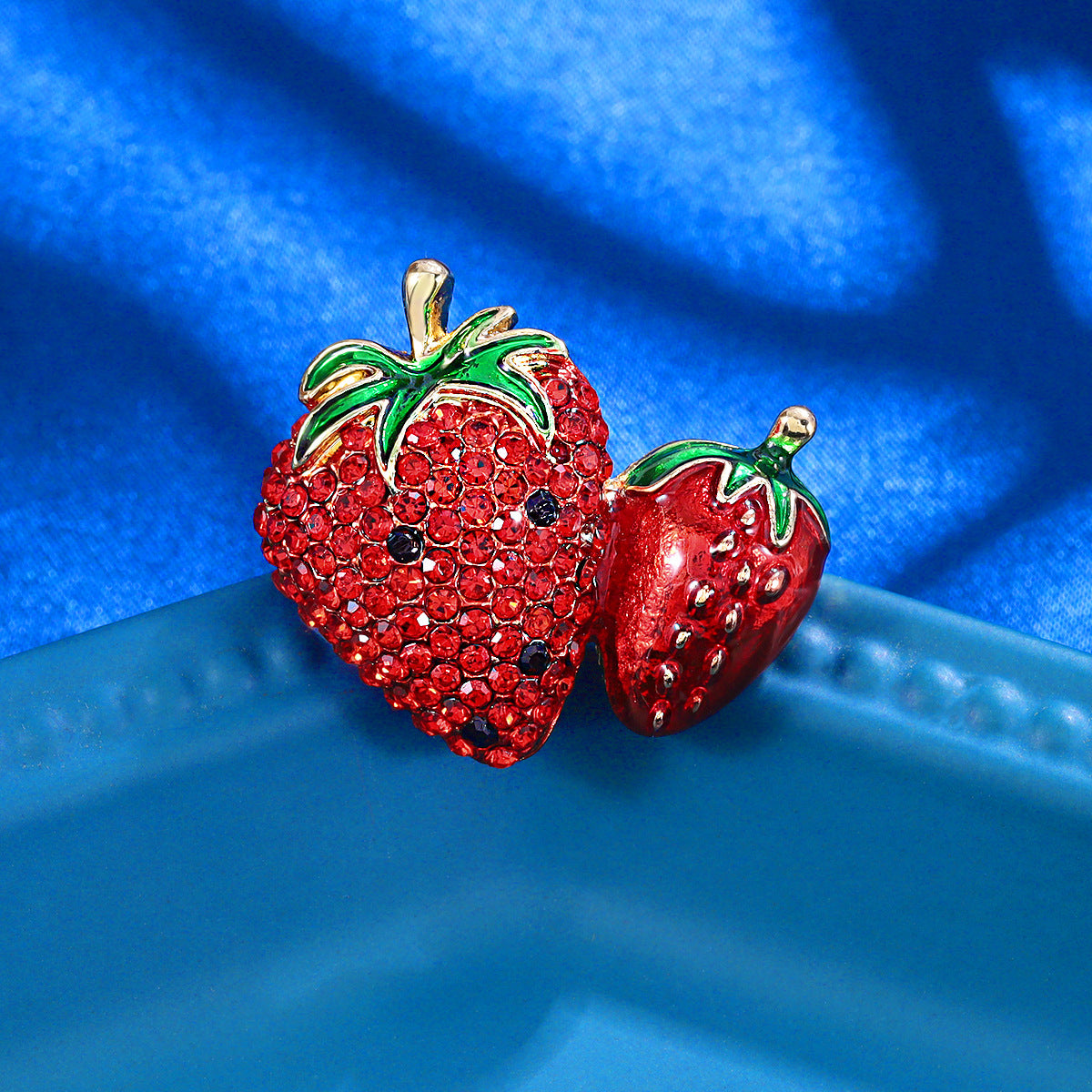 New Enamel Fruit Brooch