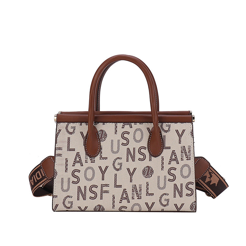 New printed letter large capacity tote bag