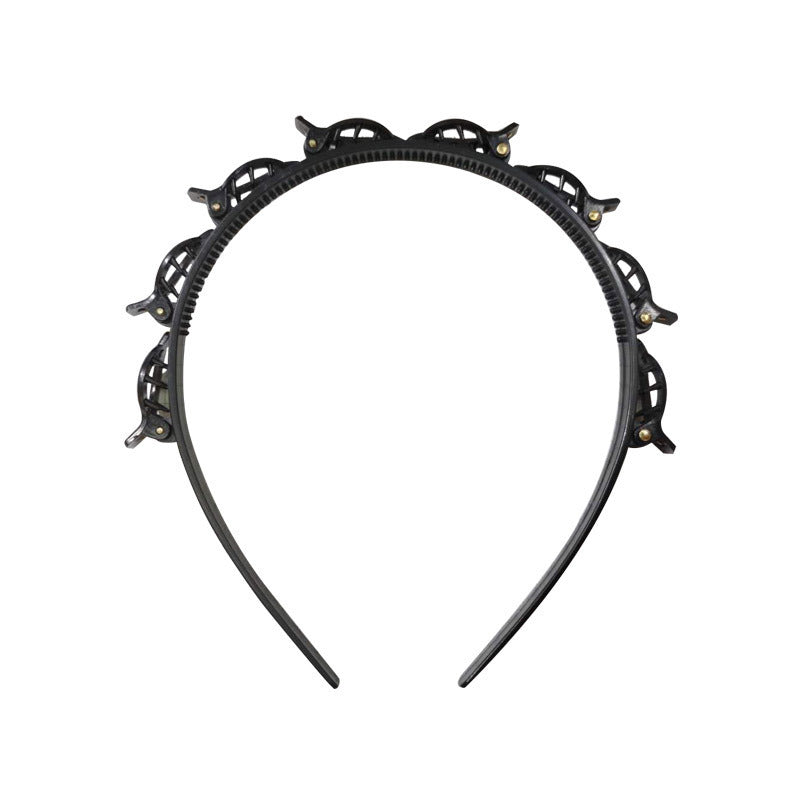 Hollow headband headdress double layer