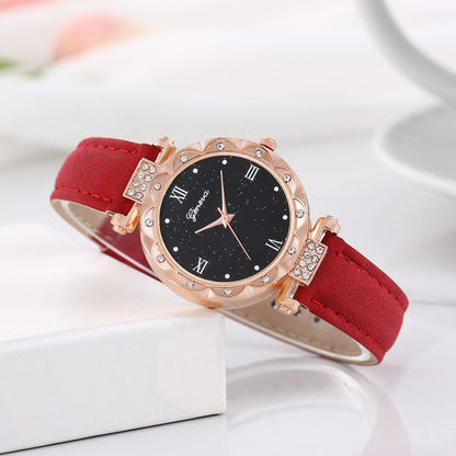 Diamond Roman Round Ladies Watch