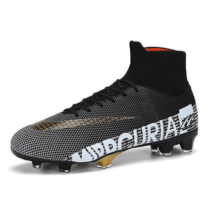 Cross-Border High-Top Football Shoes Men AG Long Studs Youth TF