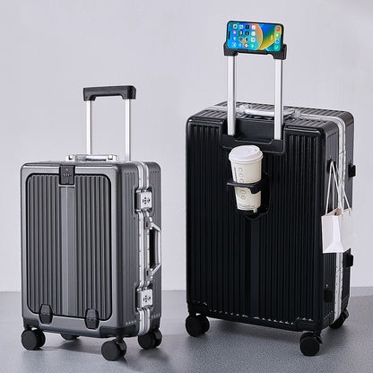 Aluminum frame suitcase 24 inch anti-drop