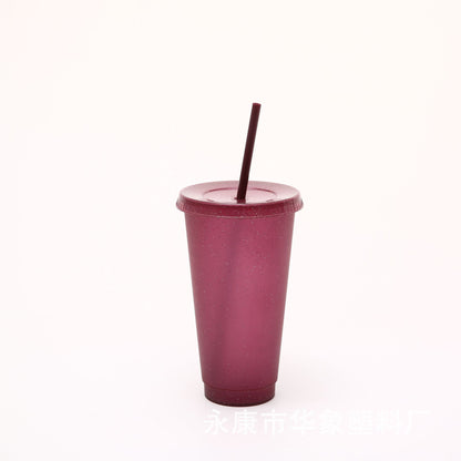 Straw cup wholesale can make logo.