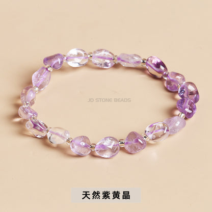 Crystal gravel bracelet