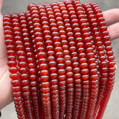 6/8Mm natural agate abacus beads loose beads