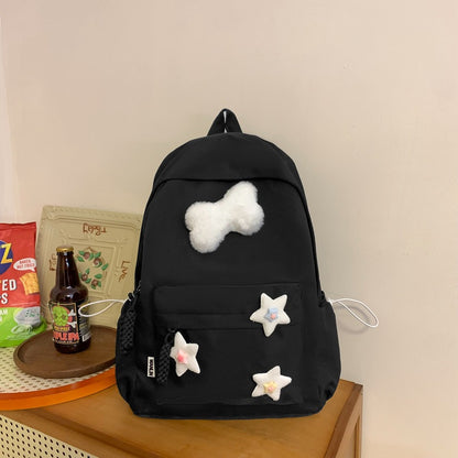 Cute solid color backpack