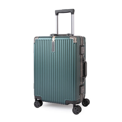 Aluminum frame suitcase is wear-resistant and anti-drop.