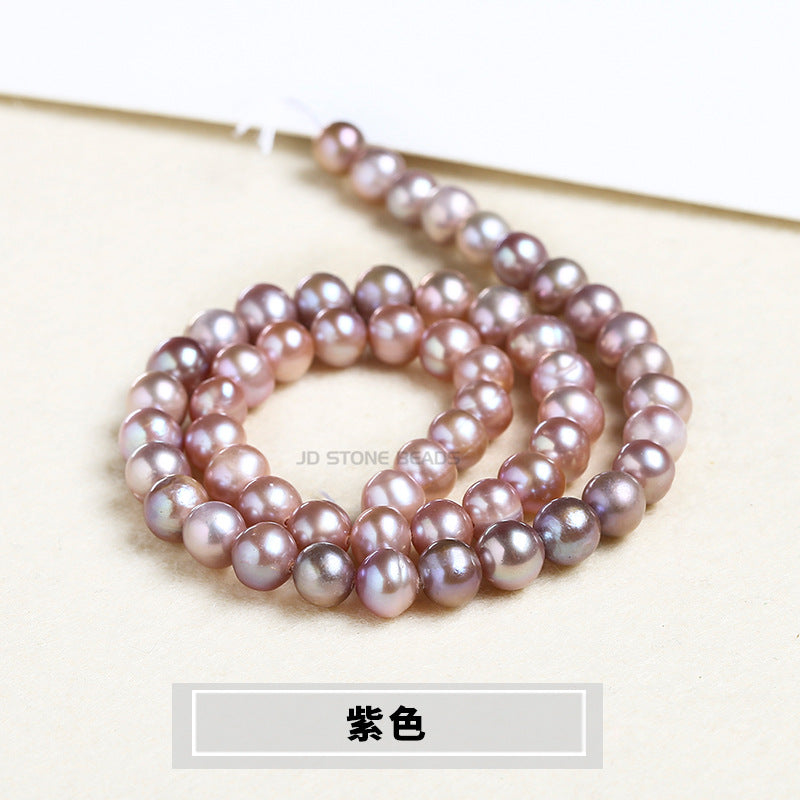 Freshwater pearl loose bead jewelry accessories