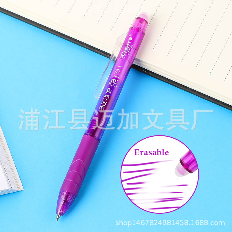 8-color erasable pen 0.5mm temperature-controlled press gel pen