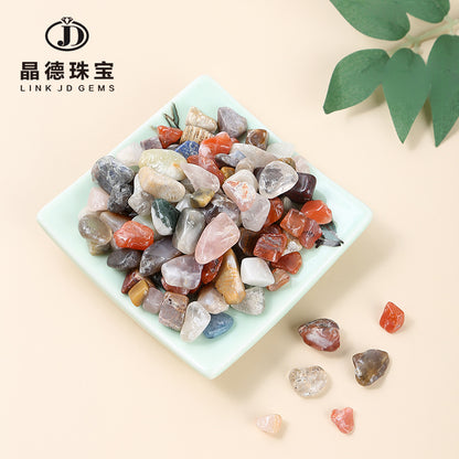 Mixed color colorful crystal gravel loose beads