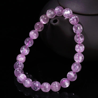 Natural Afghan Purple Lithium Bracelet