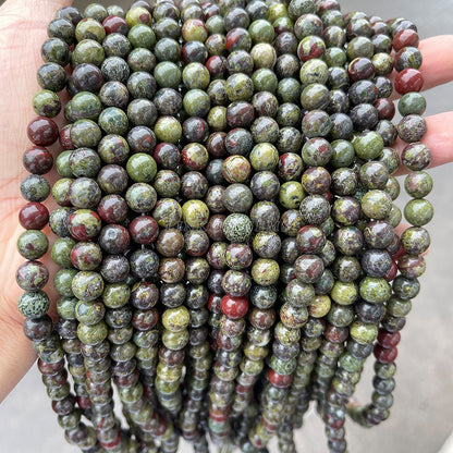 DragonBloodstone Natural DragonBloodstone Round Beads Loose Beads