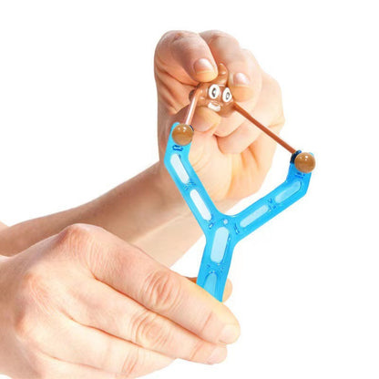 Novelty Funny Toy: Creative Poop Slingshot, Fecal Humor Relief Gag