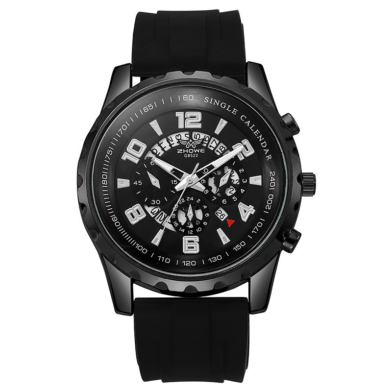 Silicone Quartz Men's Watch Wholesale