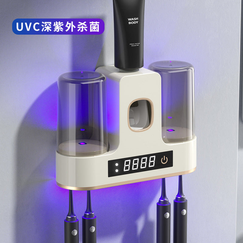 UV Smart Toothbrush Sanitizer Wall-Mounted