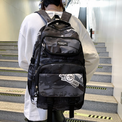 Trend backpack schoolbag foreign trade